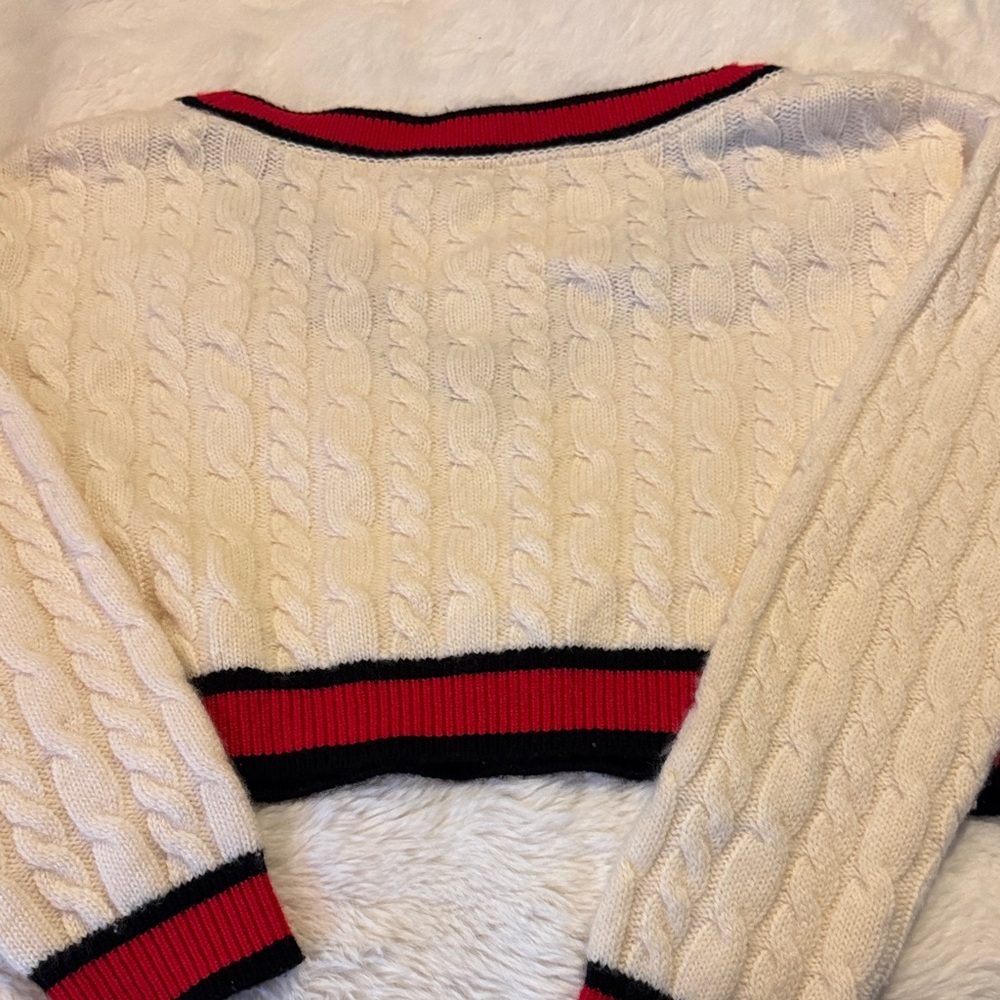 Alice + Olivia Wool and Cashmere Cropped Sweater - Picture 4 of 4